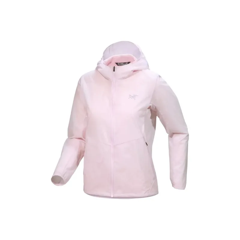 Arc'teryx Breathable, Abrasion-Resistant, Waterproof, And Windproof Windbreaker Jacket Unisex Blush Cloud Pink