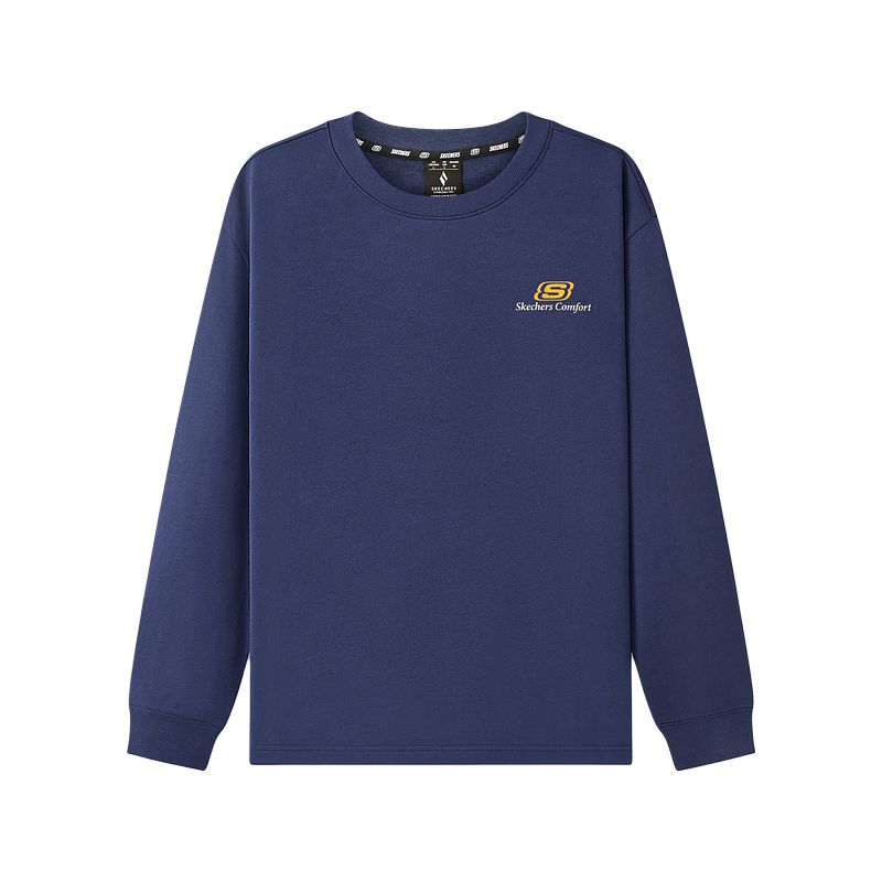 Лонгслив Skechers Retro Longsleeve (бело-синий)