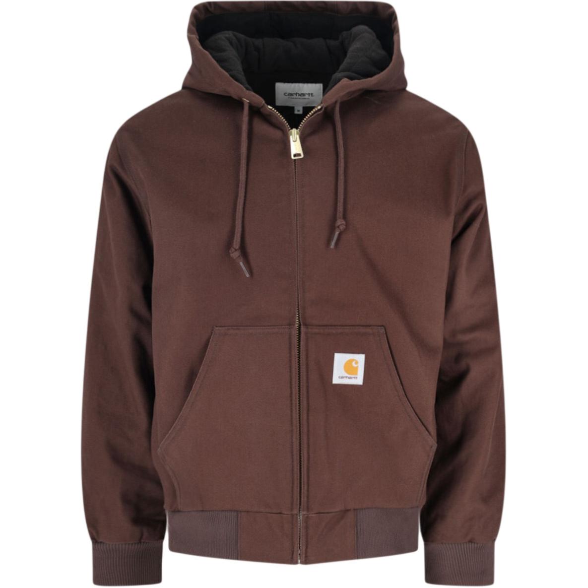 Мужская куртка Carhartt WIP на молнии (черная)