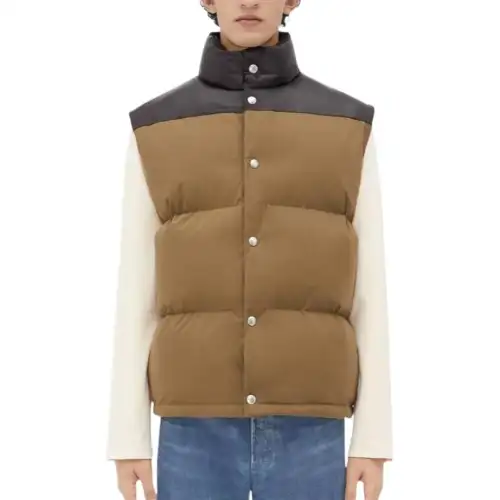 Bottega Veneta Down Vest Men's Brown