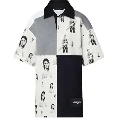 LOUIS VUITTON Short Sleeved Dress Women's White