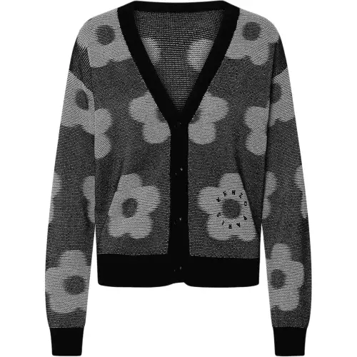 KENZO Boke Flower-motif Cotton Cardigan