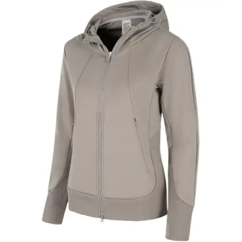 ASICS Jackets Women's Gray Hooded Moderate Other