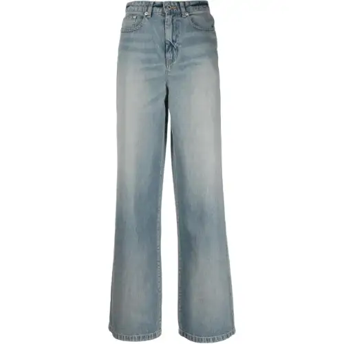KENZO High Waisted Wide Leg Jeans