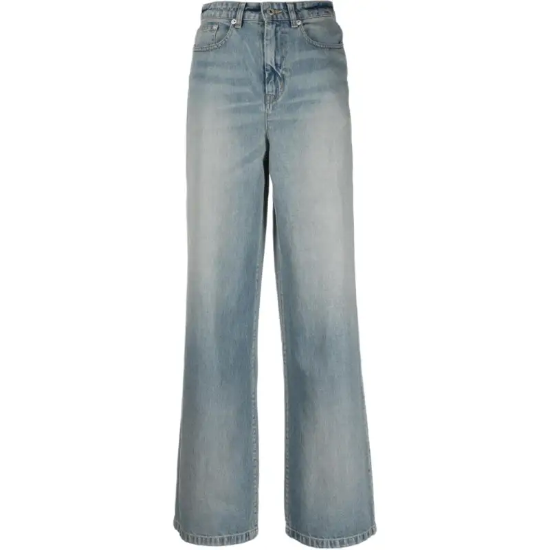 KENZO High Waisted Wide Leg Jeans