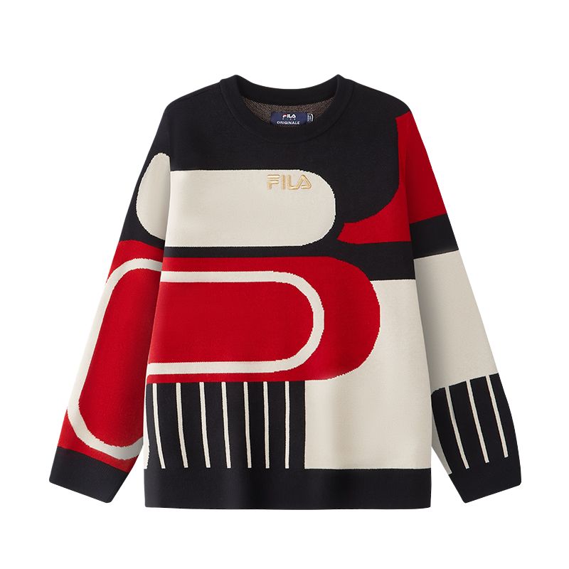 Мужской свитер Fila KIDS (сине-белый)