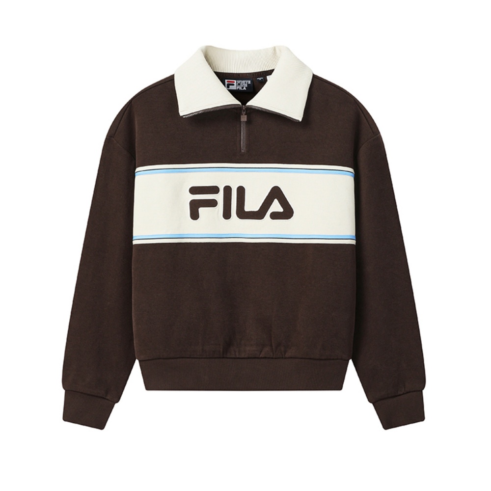 Женское худи Fila ORIGINALE (темно-бежевое)