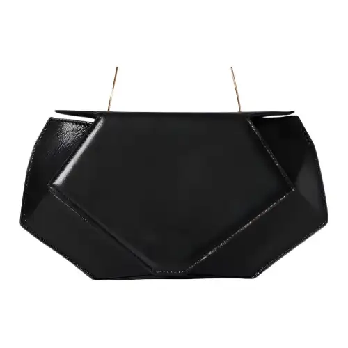 THE ROW Sheepskin Clutch Women's Black