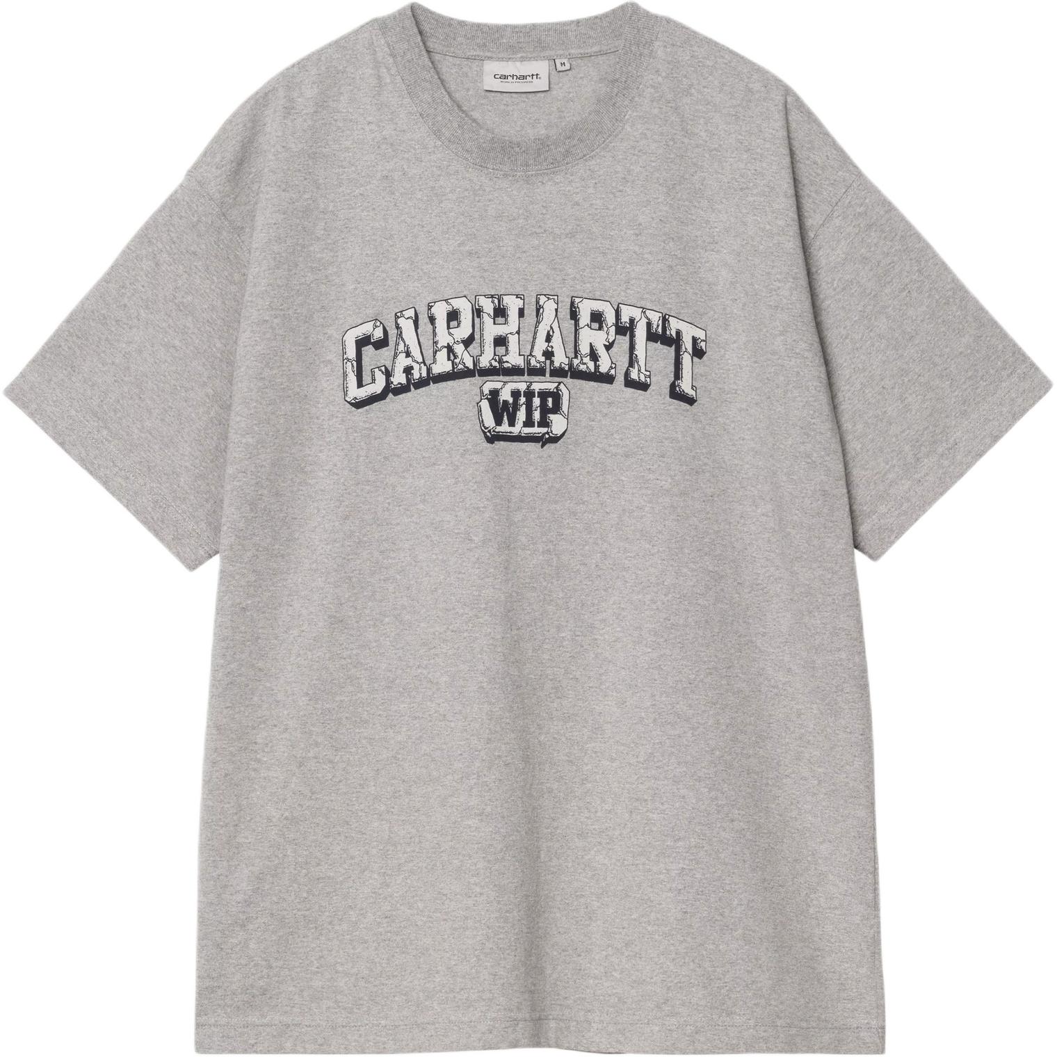 Мужская футболка Carhartt WIP FW25 S/S Heavy Duty T-Shirt (серая)