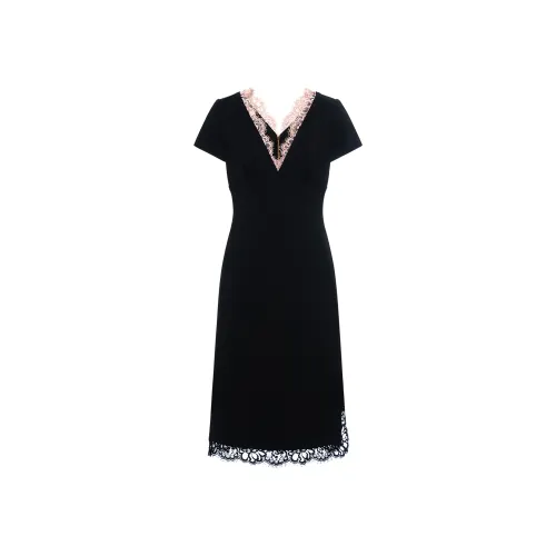 【Previous Season】zip-fastening short-sleeve dress