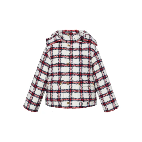 【Previous Season】tweed check-print jacket