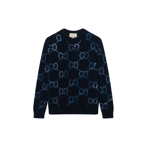 GUCCI Gg Jacquard Crewneck Jumper