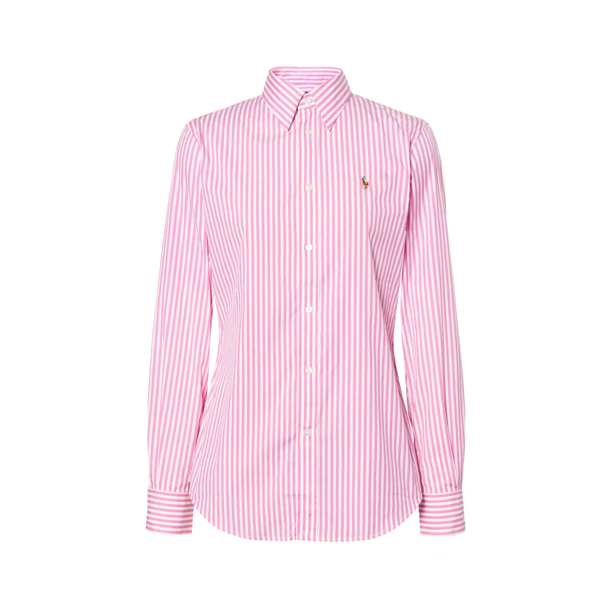 Polo Ralph Lauren SS24 Shirt Slim Fit Stretch Version Women's Pink
