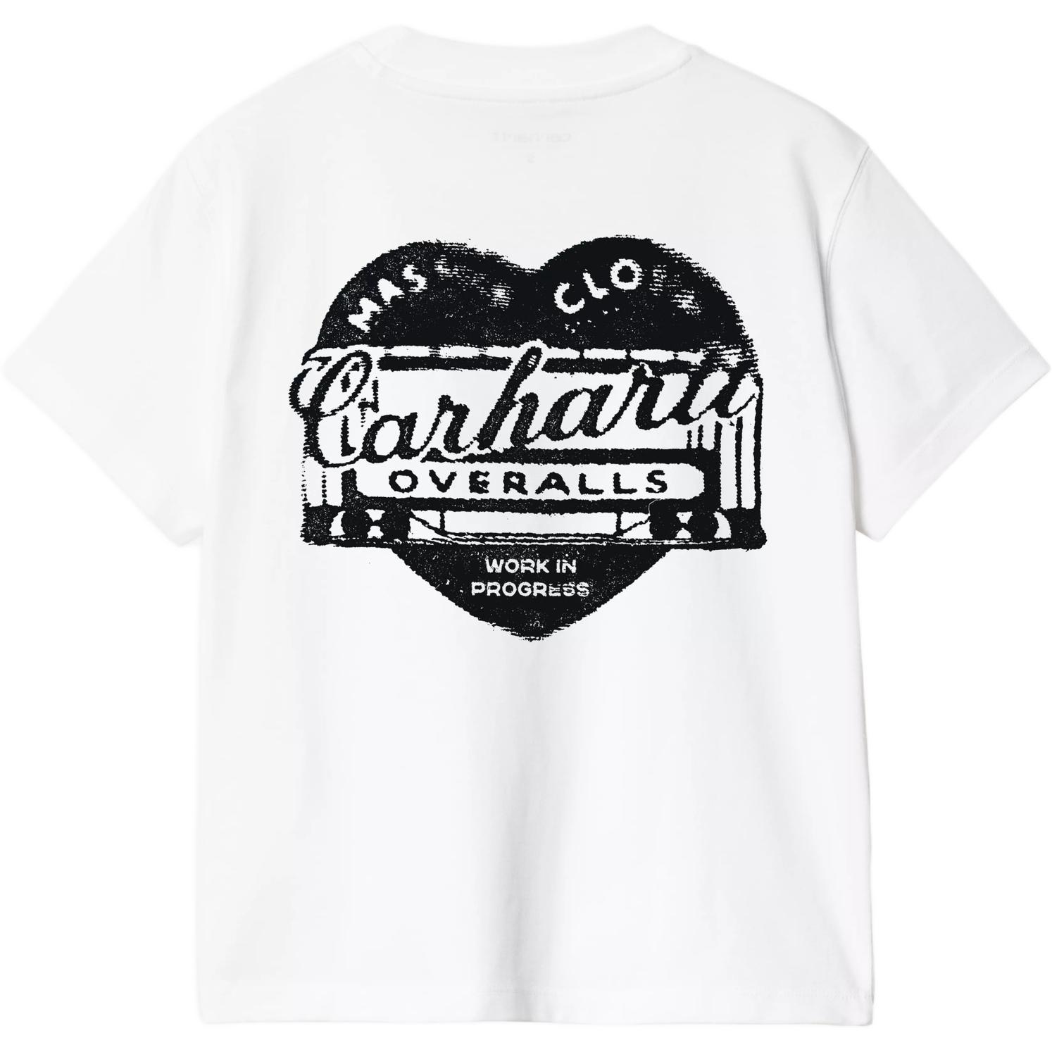 Женская футболка Carhartt WIP W' S/S Garble T-Shirt (белая)