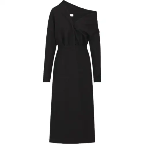 DIOR SS24 Long Sleeved Dress Women's Black