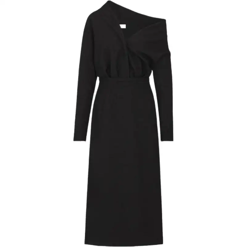 DIOR SS24 Long Sleeved Dress Women's Black