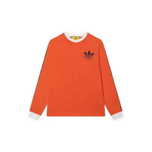 GUCCI x Adidas Originals SS23 T Shirt Men's Brick Red