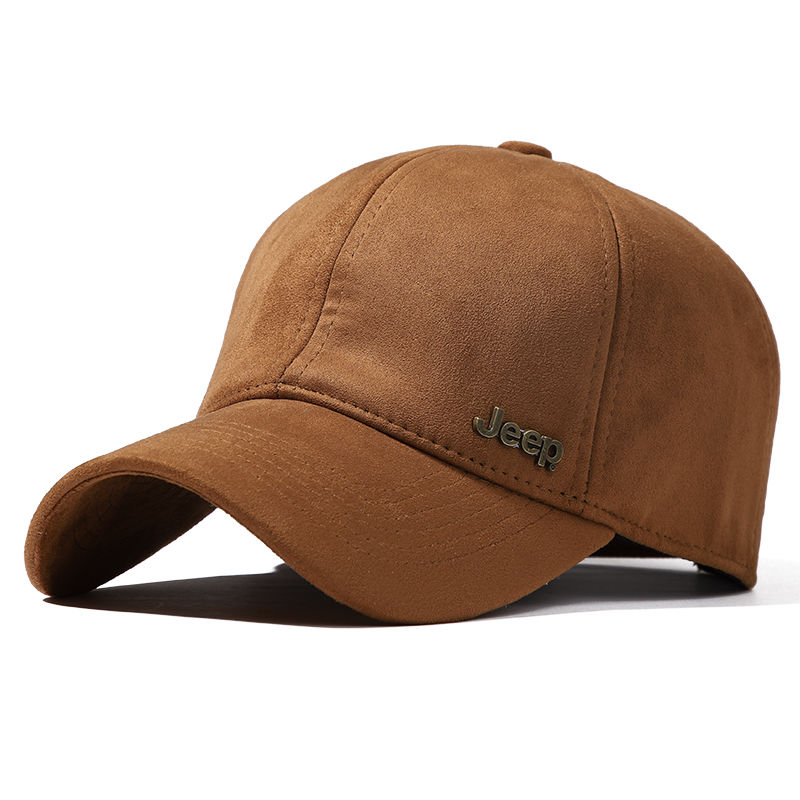 Мужская кепка Jeep Suede Baseball Cap (коричневая)