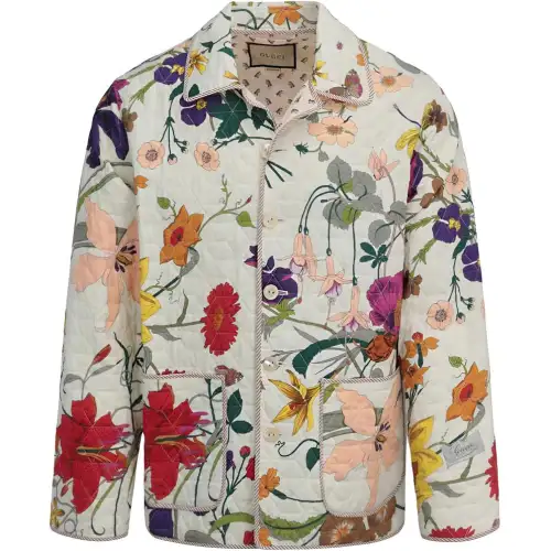GUCCI Padded Floral Quilted Jacket