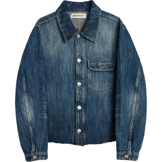 Our Legacy Raw Hem Denim Jacket