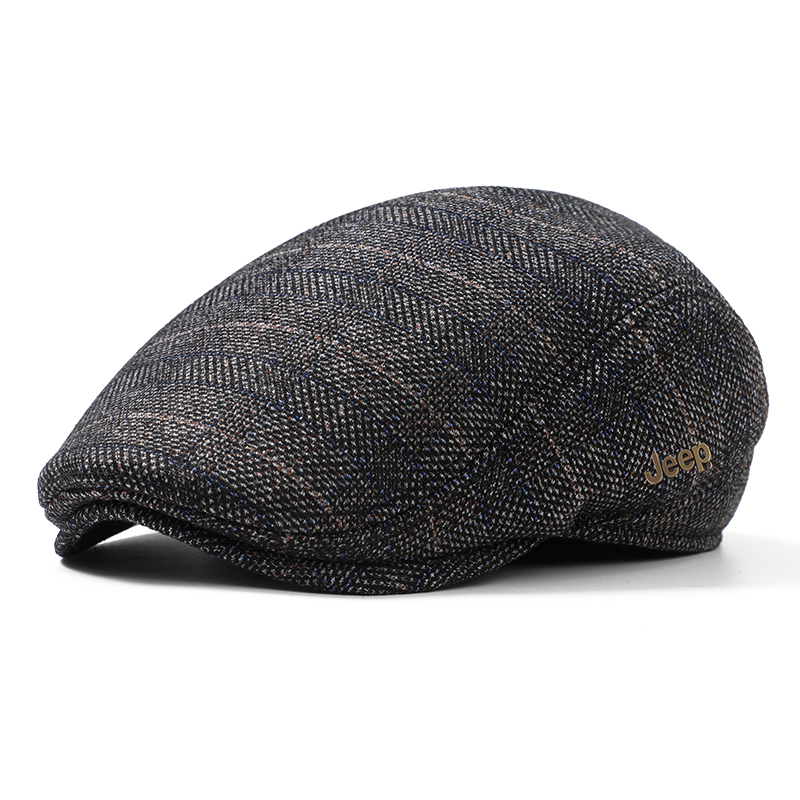 Мужская кепка Jeep Beret (серая)