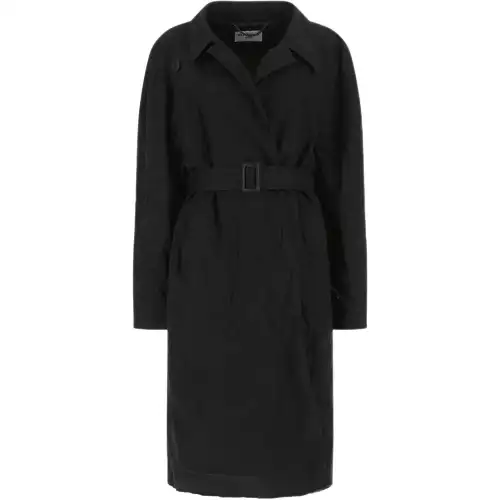 Balenciaga Belted Long Sleeved Coat