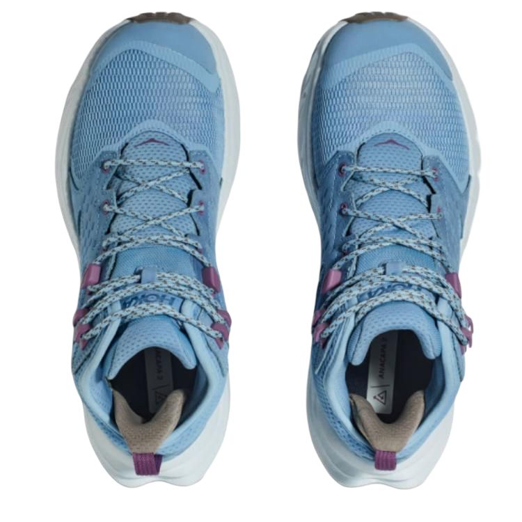 HOKA ONE ONE Anacapa 2 Slip Resistant Abrasion Resistant Mid top Hiking Shoes Women’s Blue