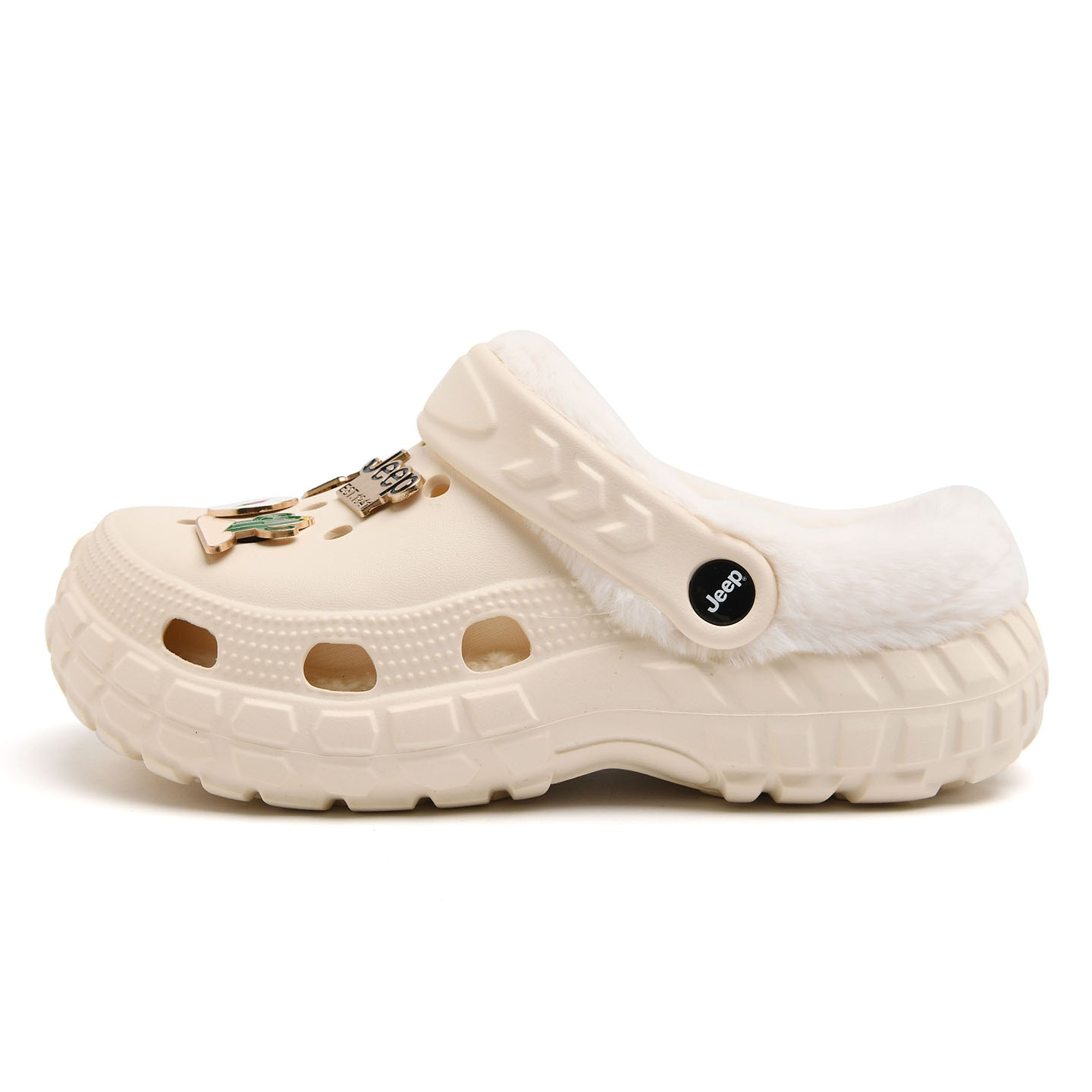 Женские сабо Crocs EVA Clogs (бежевые)