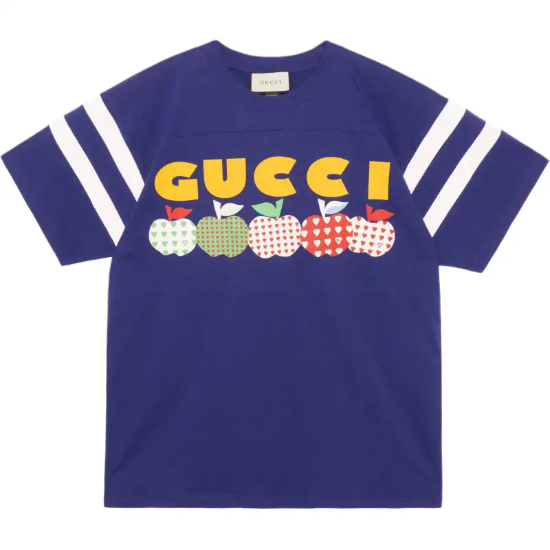 GUCCI Valentine's Day Special Collection FW21 T Shirt Men's Blue