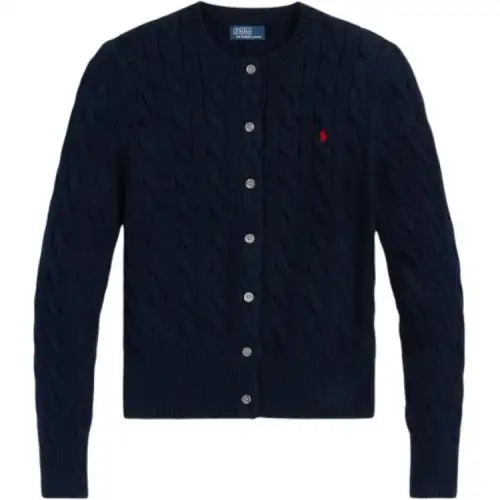Polo Ralph Lauren Pony, long-sleeve with a round collar, knitted sweater, with embroidery, with your logo imprint, print, slim fit