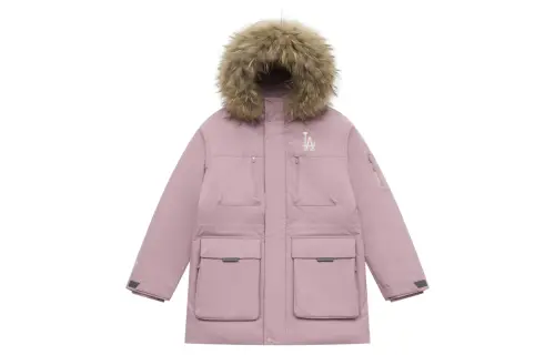 MLB Base velvet waterproof water repellent cloth with velcro, down jacket with zipper for men and women, goose down, with embroidery, with your logo imprint
