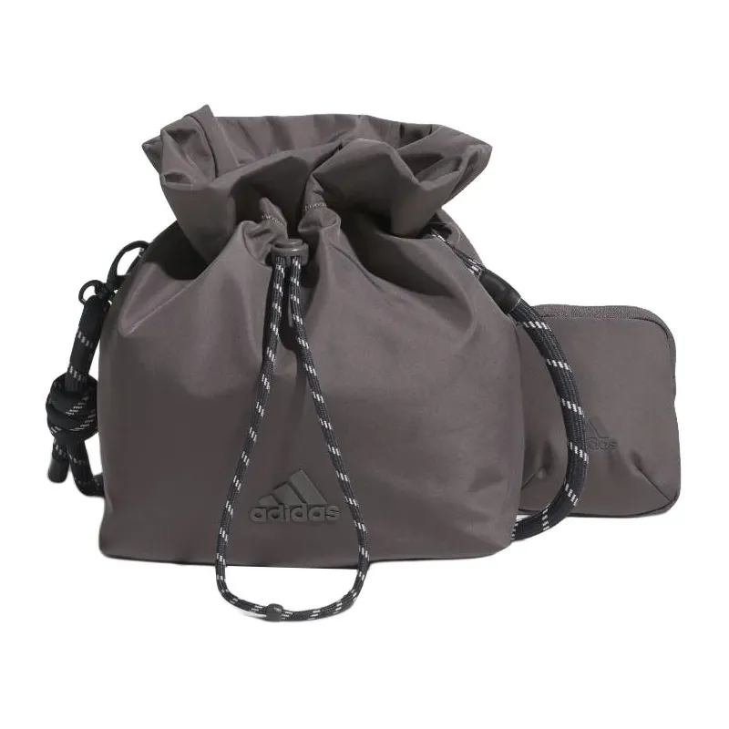 Adidas Polyester Crossbody Bag, Shoulder Bag Small Unisex Charcoal