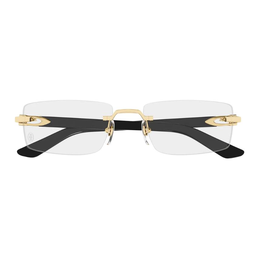 Очки Cartier (золотисто-черные) — Gold/Black Золото/Черный — фото 2
