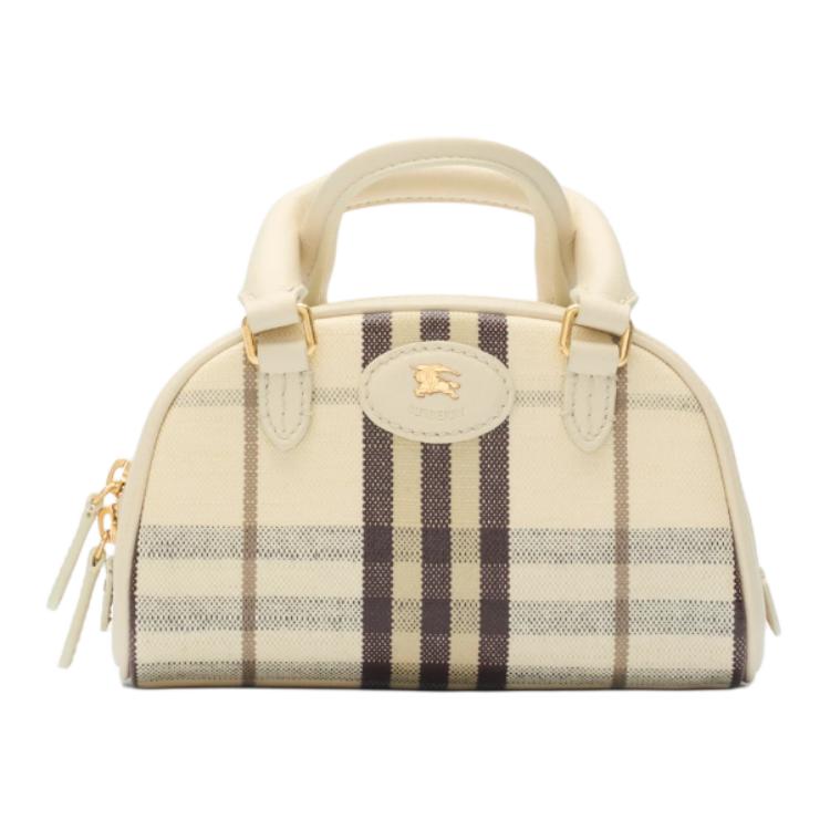 Женская сумка Burberry Highlands (бежевая)