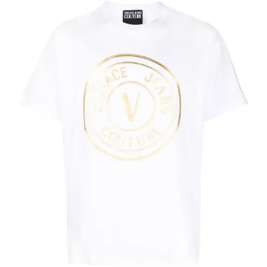 VERSACE JEANS COUTURE V Emblem Crewneck T Shirt
