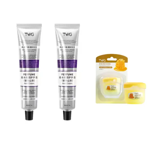 Soft perfume, moisturizing fragrant hand cream strongly flavoured