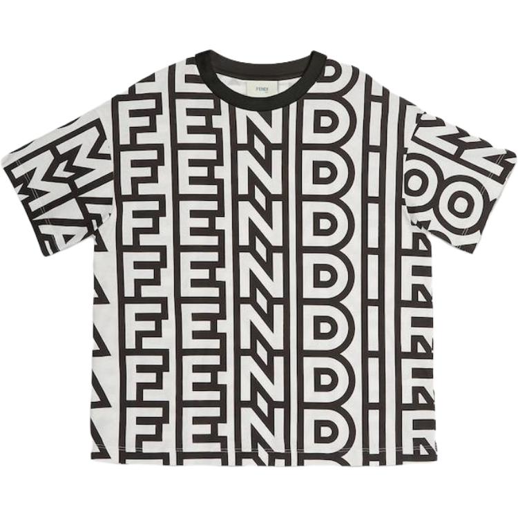 Футболка Fendi SS23 Logo (черная)