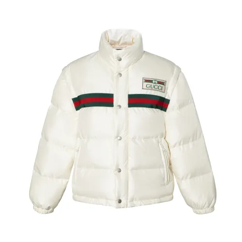 【Previous Season】logo-patch padded bomber jacket