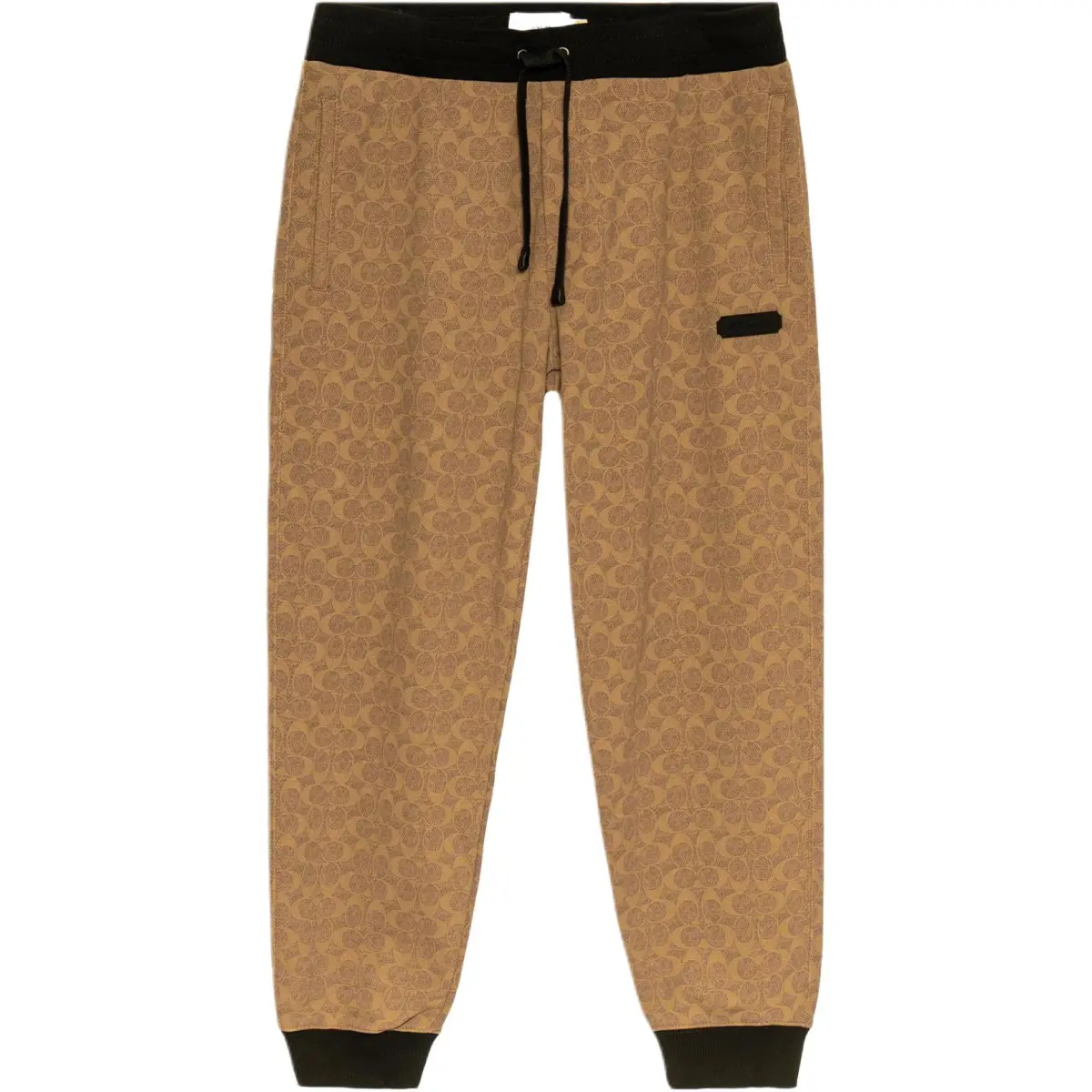 COACH FW22 Knitted Sweatpants Men's Brown