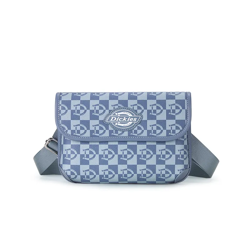 Dickies Pu Crossbody Bag, Shoulder Bag Unisex Black/Denim Blue