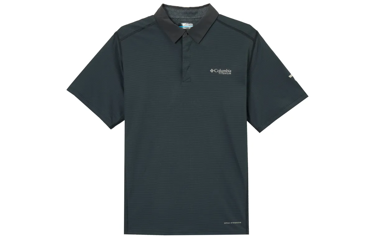 Columbia TITANIUM Polo Shirt Men's Black