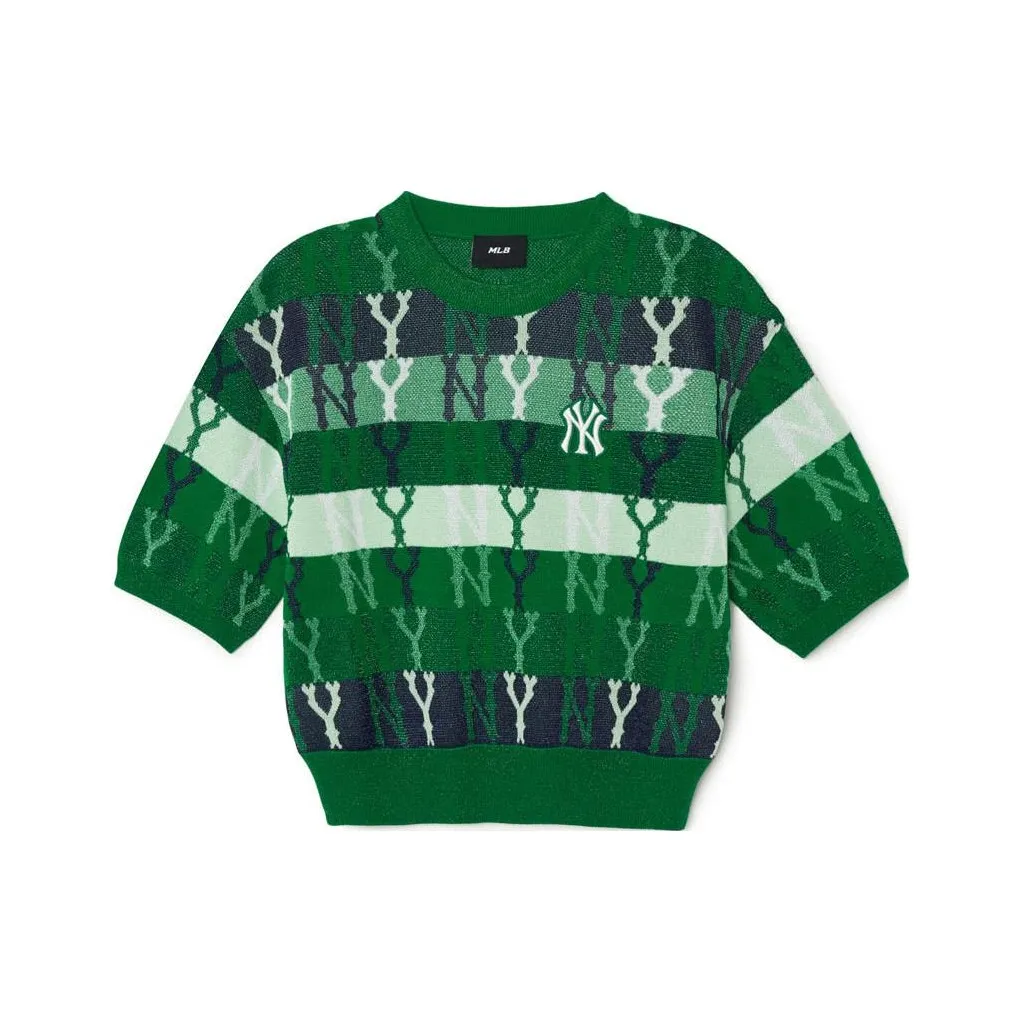 MLB Knitwear Women's Green Crew Neck Moderate Other