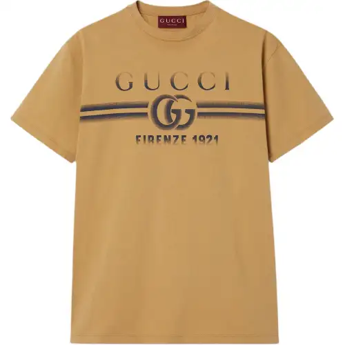 GUCCI T Shirt Men's Light Brown