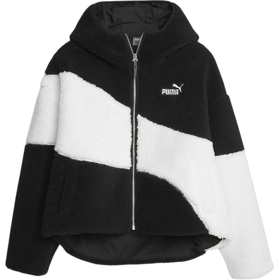 Женская куртка PUMA (черно-белая)