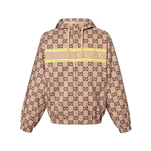 GUCCI Monogrammed Zip Up Jacket