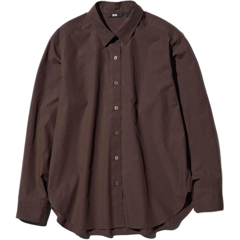 Женская рубашка UNIQLO Классическая (белая)