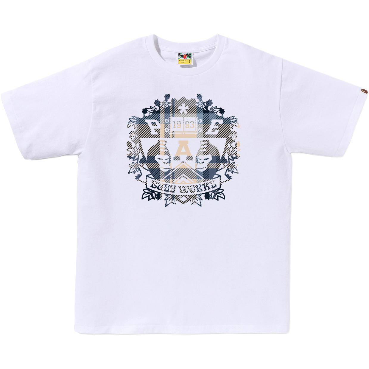Мужская футболка A BATHING APE Check BAPE (в клетку)