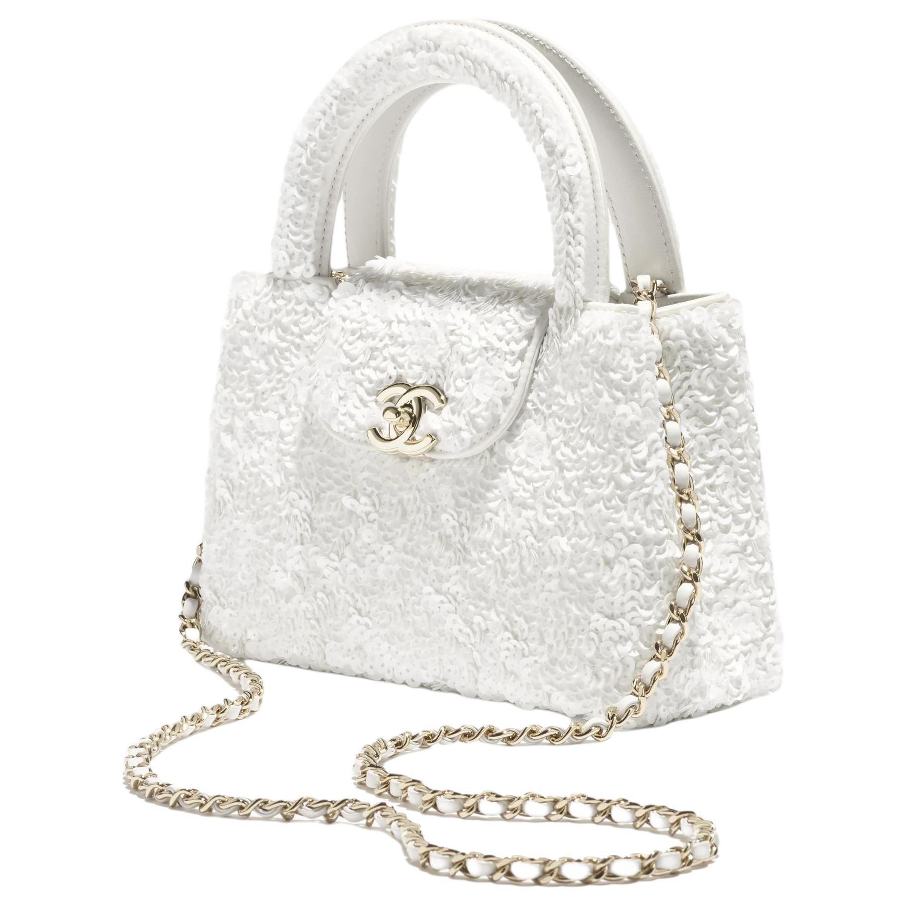 Женская сумка Chanel Kelly Mini (белая) — фото 2