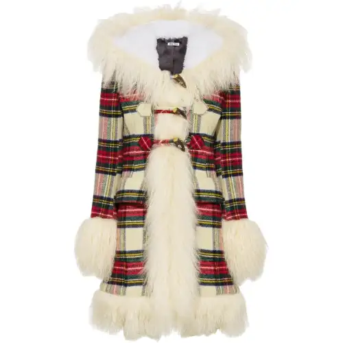 MIU MIU Coats Women's Ecru Hooded Moderate