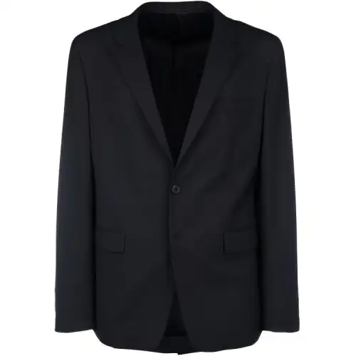 PRADA Business Suits Men's Black Lapel Moderate Other